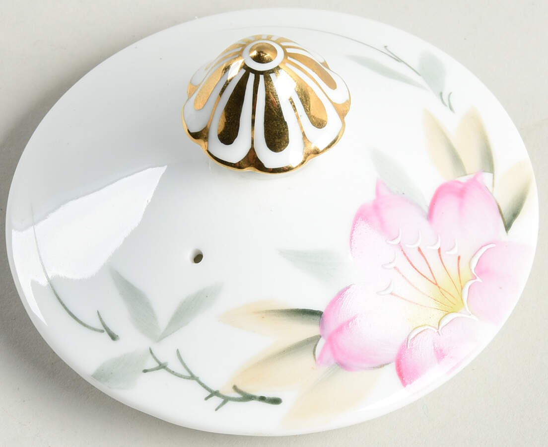 Azalea Lid for Gold Finial Teapot by Noritake-1