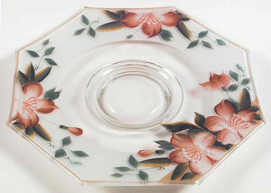 Azalea Glassware Cheese and Cracker, Plate Only by Noritake-1