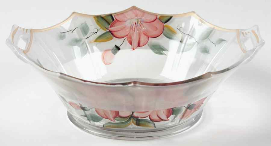 Azalea Large Glassware Handled Fruit Bowl by Noritake-1