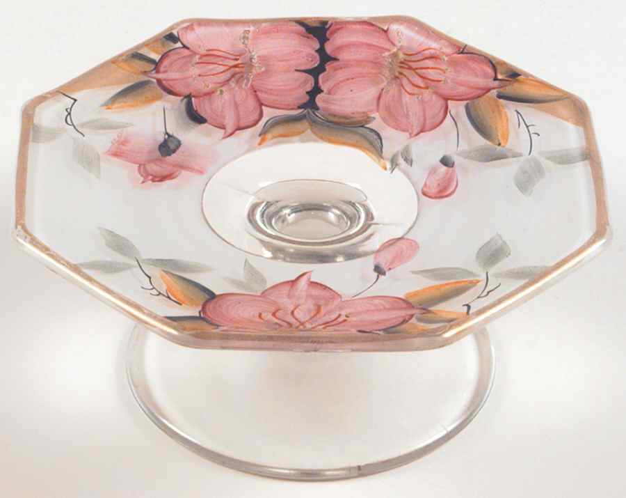 Azalea Glassware Cheese and Cracker, Stand Only by Noritake-1