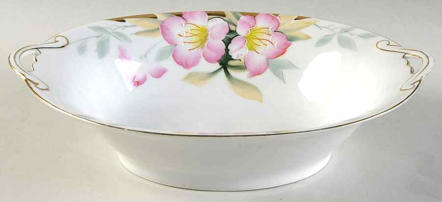 Azalea 10" Oval Vegetable Bowl by Noritake-1