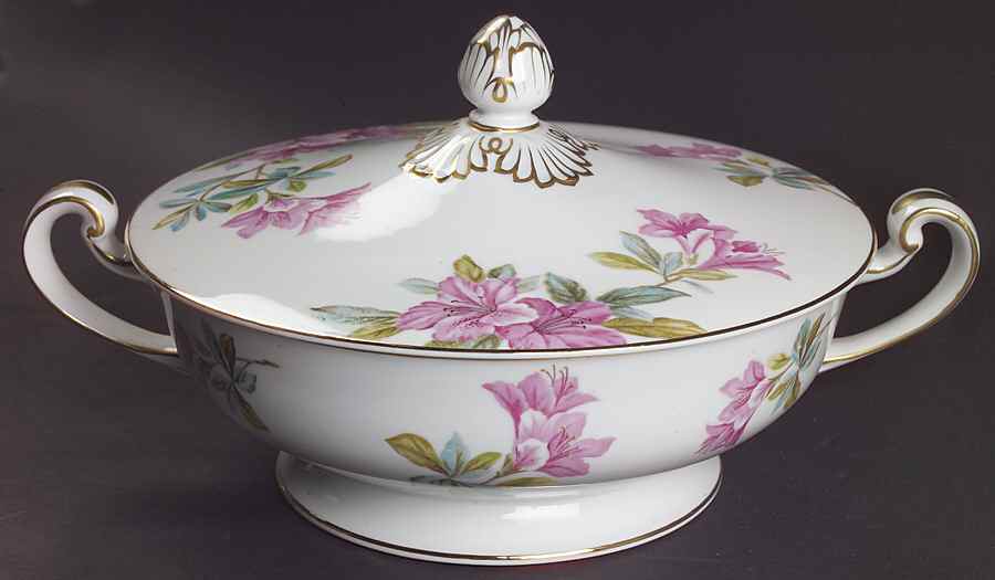 Azalea Round Covered Vegetable by Noritake-1