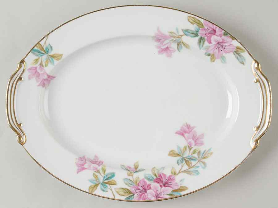Azalea 11" Oval Serving Platter by Noritake-1