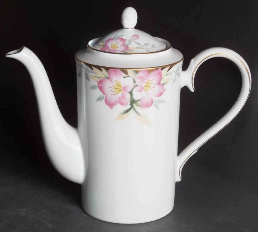 Azalea Coffee Pot & Lid by Noritake-1