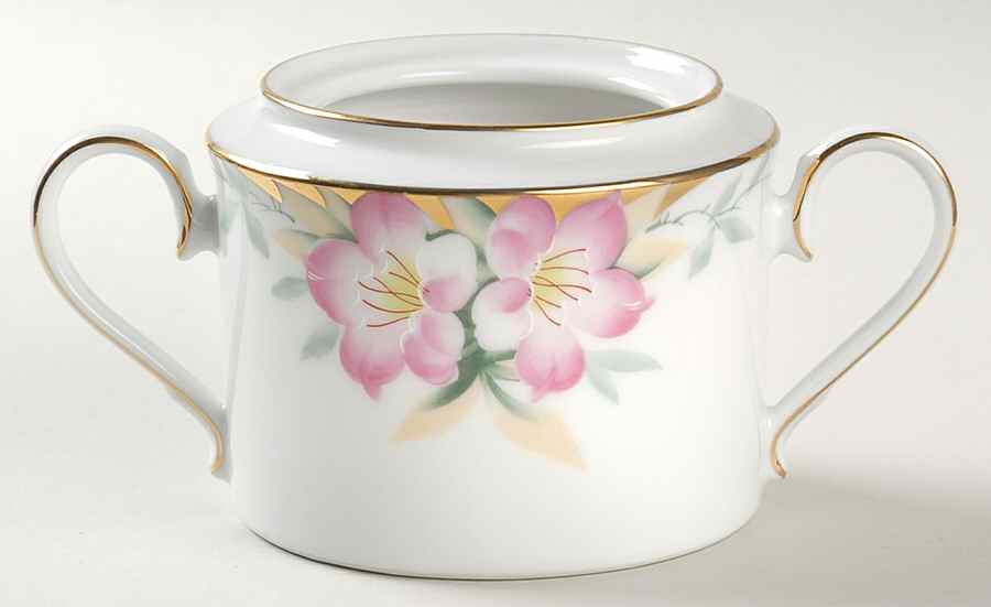 Azalea Sugar Bowl No Lid by Noritake-1