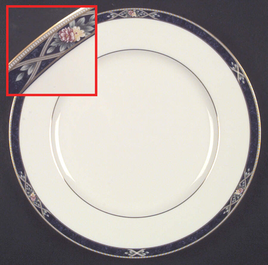 Azure Garden Dinner Plate by Noritake-1