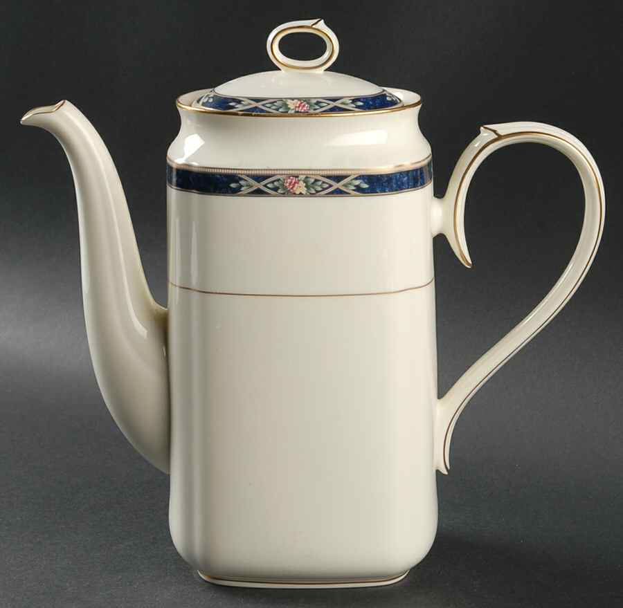 Azure Garden Coffee Pot & Lid by Noritake-1