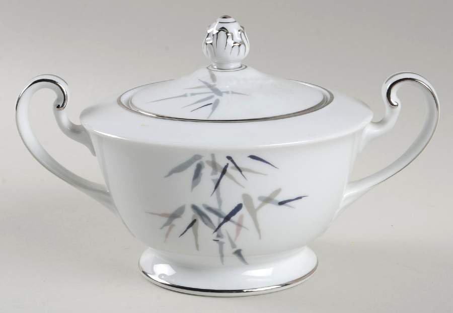 Bamboo Sugar Bowl & Lid by Noritake-1