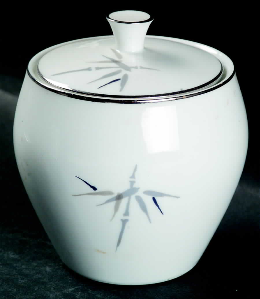 Bamboo Sugar Bowl & Lid by Noritake-1