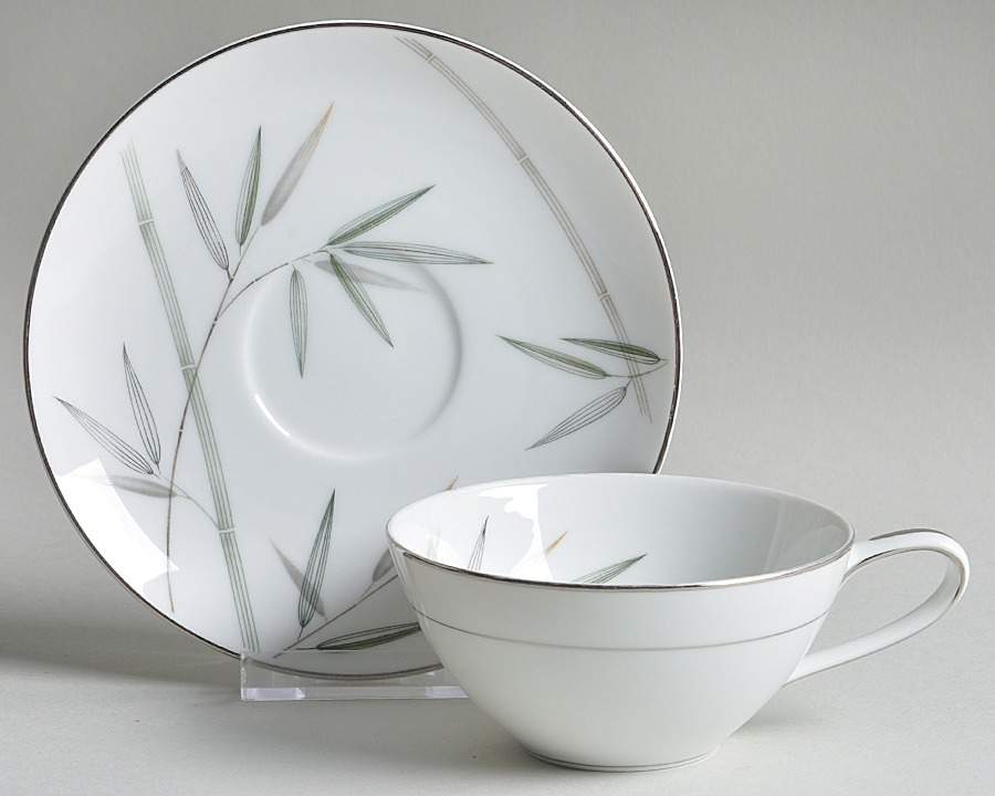 Bambina Flat Cup & Saucer Set by Noritake-1