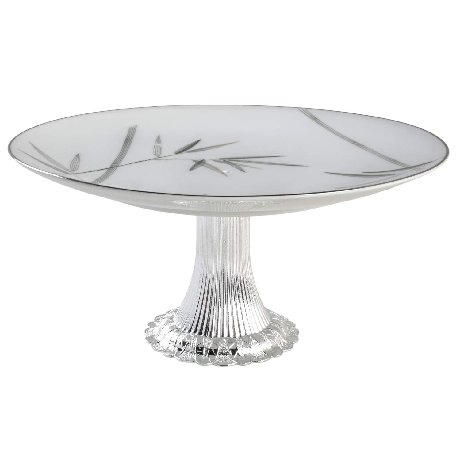 Bambina Cake Stand with 4"-5" Metal Pedestal  Hc by Noritake-1