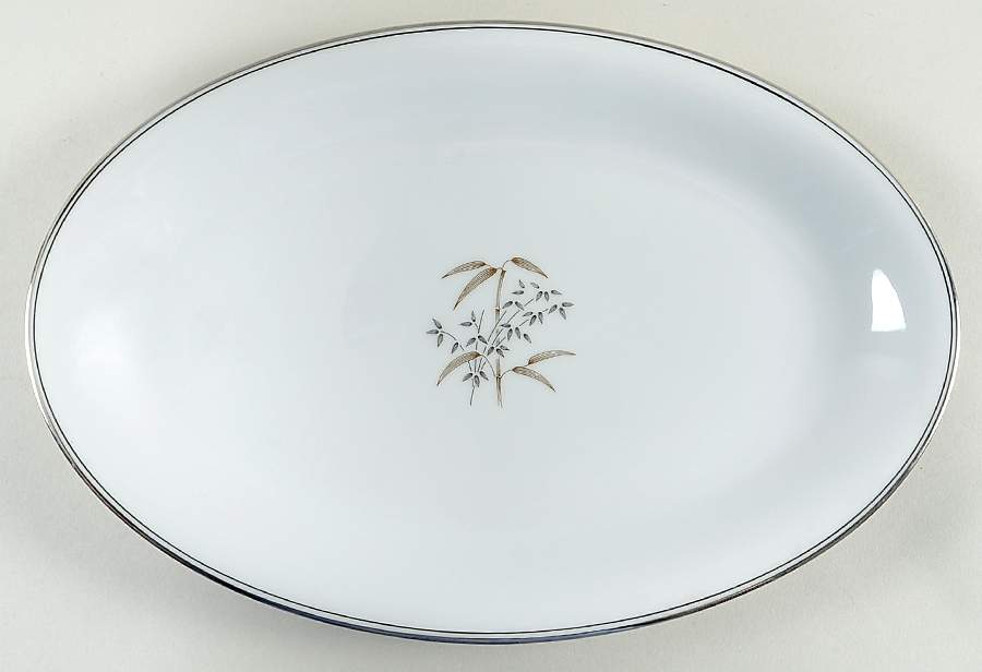 Bamburg 12" Oval Serving Platter by Noritake-1