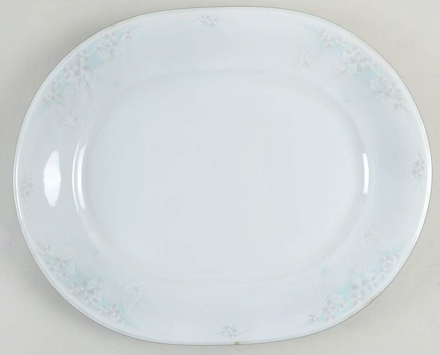 Bambury 15" Oval Serving Platter by Noritake-1