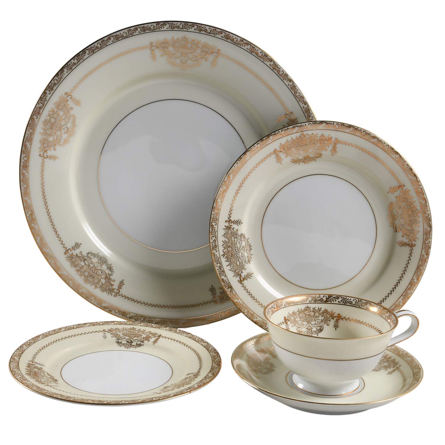 Bancroft 5 Piece Place Setting by Noritake-1