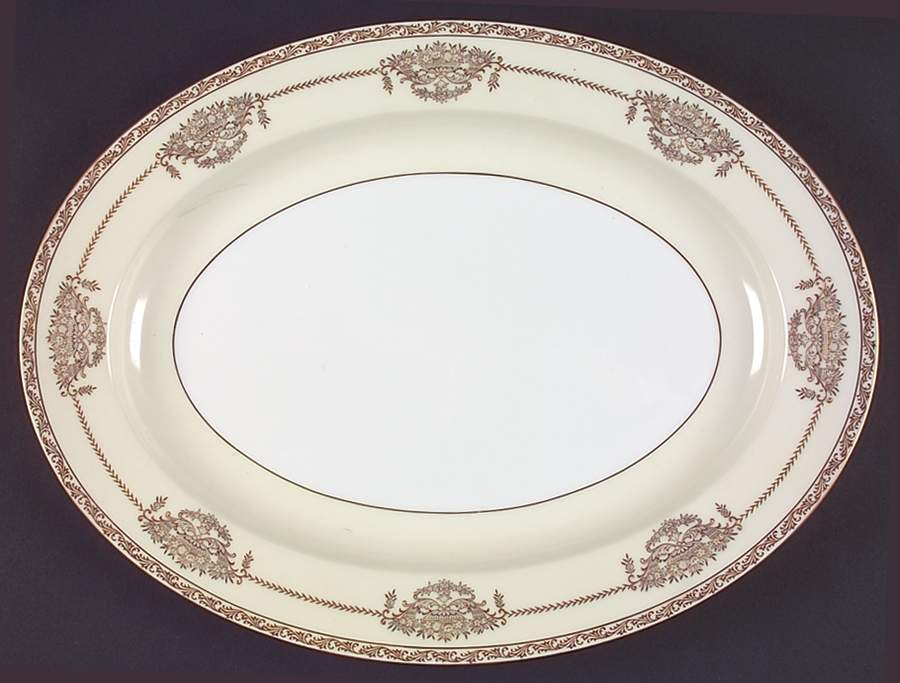 Bancroft 16" Oval Serving Platter by Noritake-1