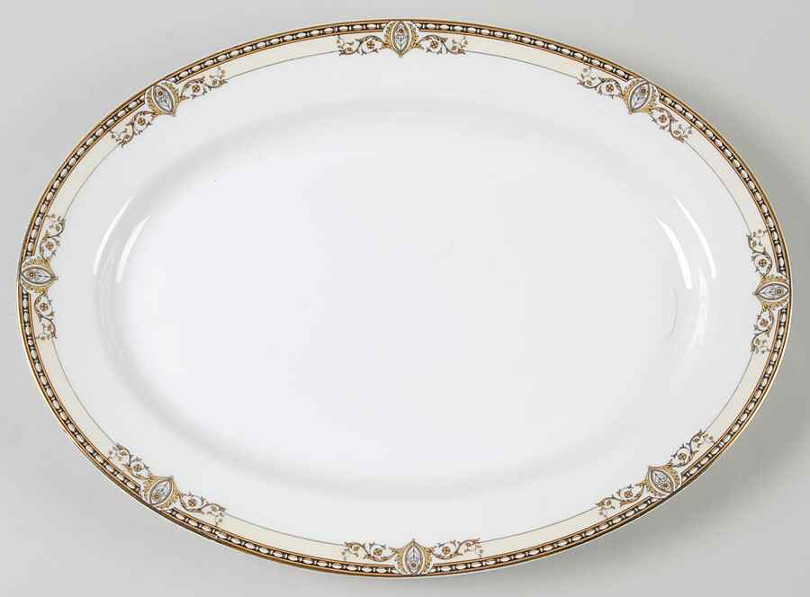 Bancroft 13" Oval Serving Platter by Noritake-1