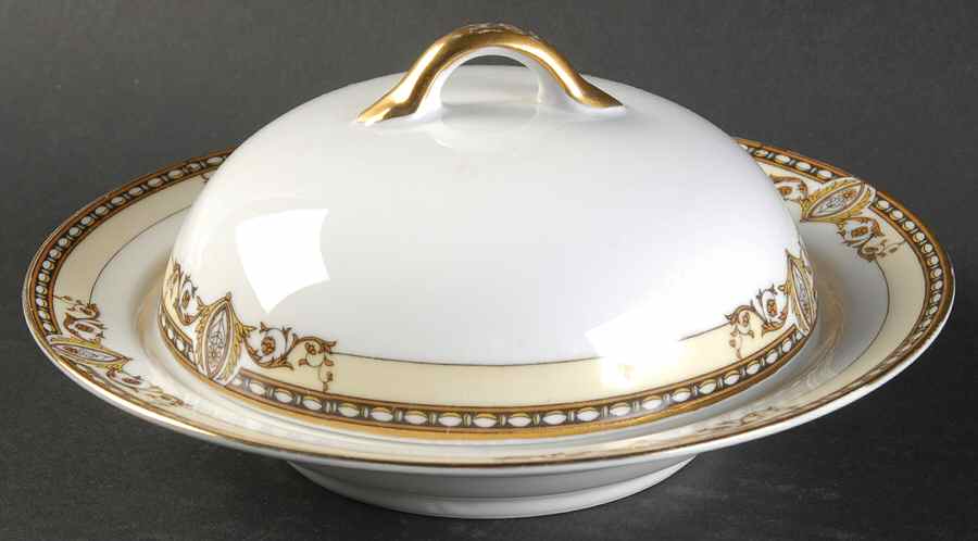 Bancroft Round Covered Butter by Noritake-1