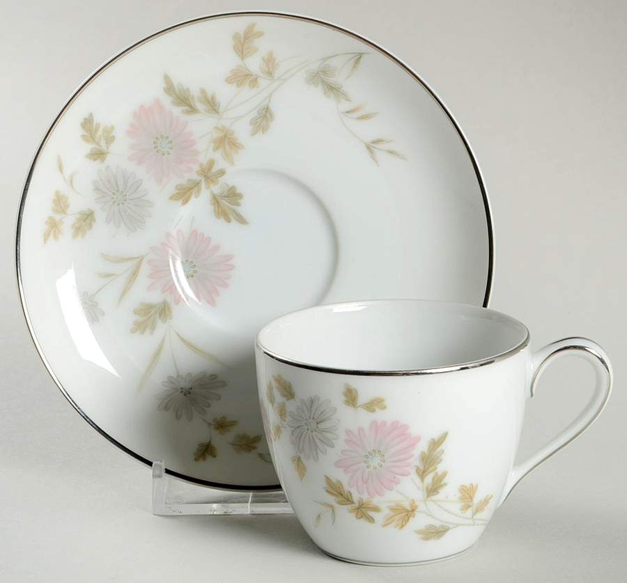 Barbara Flat Demitasse Cup & Saucer Set by Noritake-1