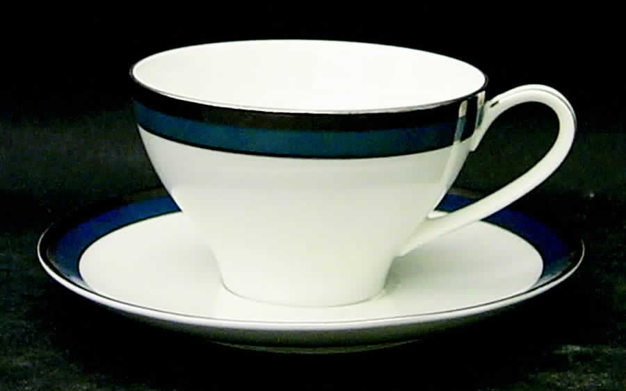 Barbizon Flat Cup & Saucer Set by Noritake-1