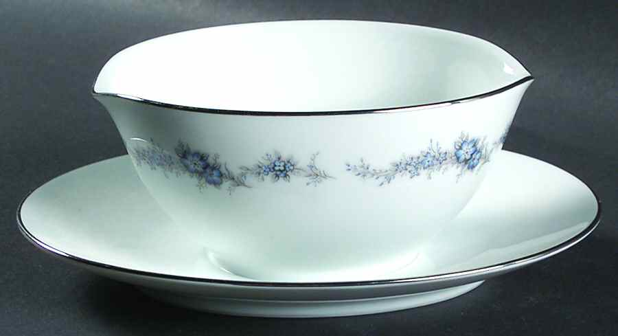 Barcarolle Gravy Boat with Attached Underplate by Noritake-1