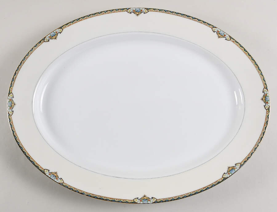 Baroda 16" Oval Serving Platter by Noritake-1