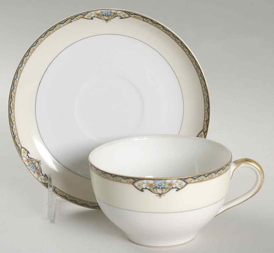 Baroda Oversized Cup & Saucer Set by Noritake-1