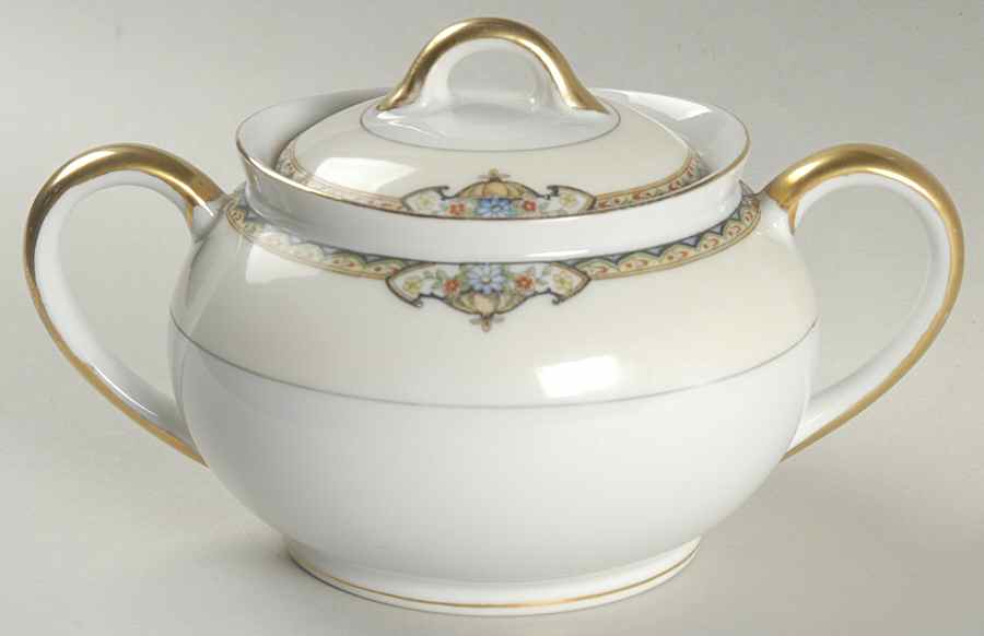 Baroda Sugar Bowl & Lid by Noritake-1