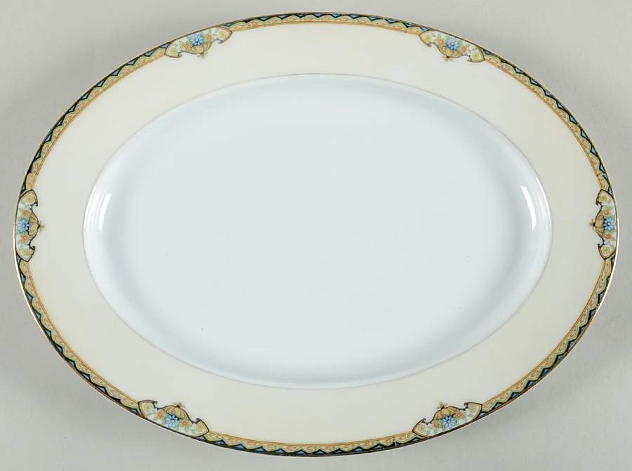 Baroda 11" Oval Serving Platter by Noritake-1