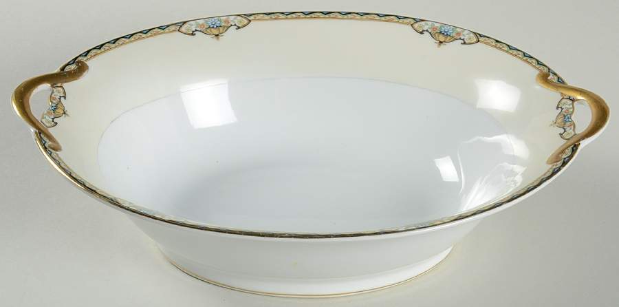 Baroda 10" Oval Vegetable Bowl by Noritake-1