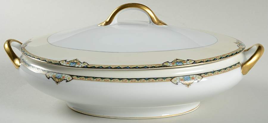 Baroda Oval Covered Vegetable by Noritake-1