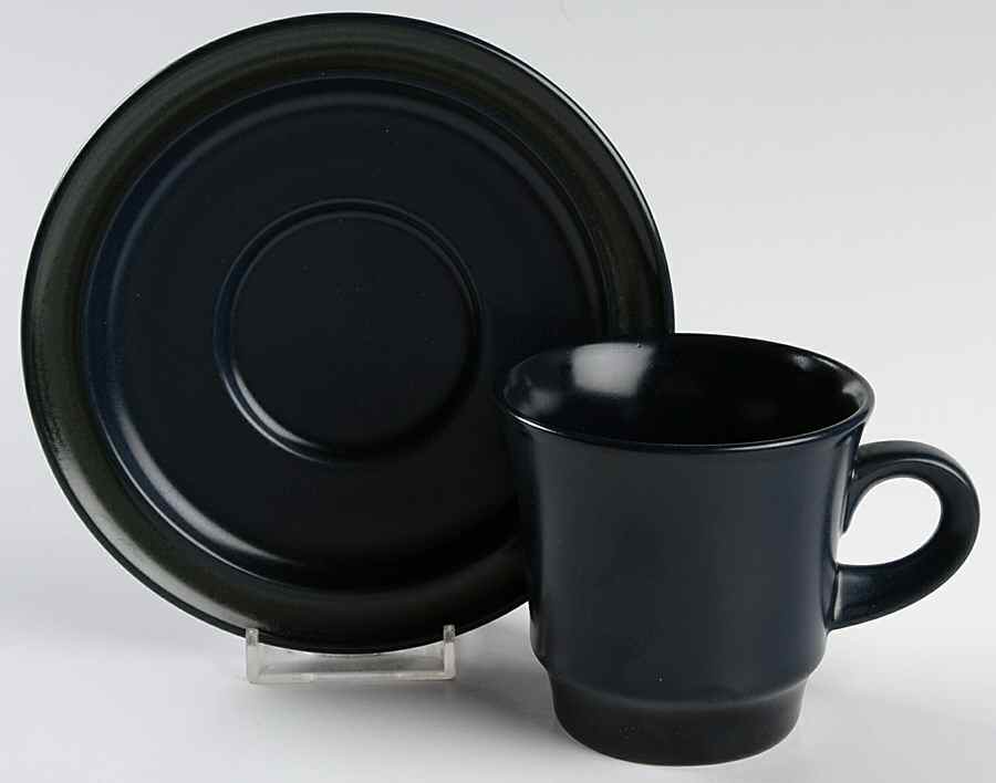 Malabar Flat Cup & Saucer Set by Noritake-1