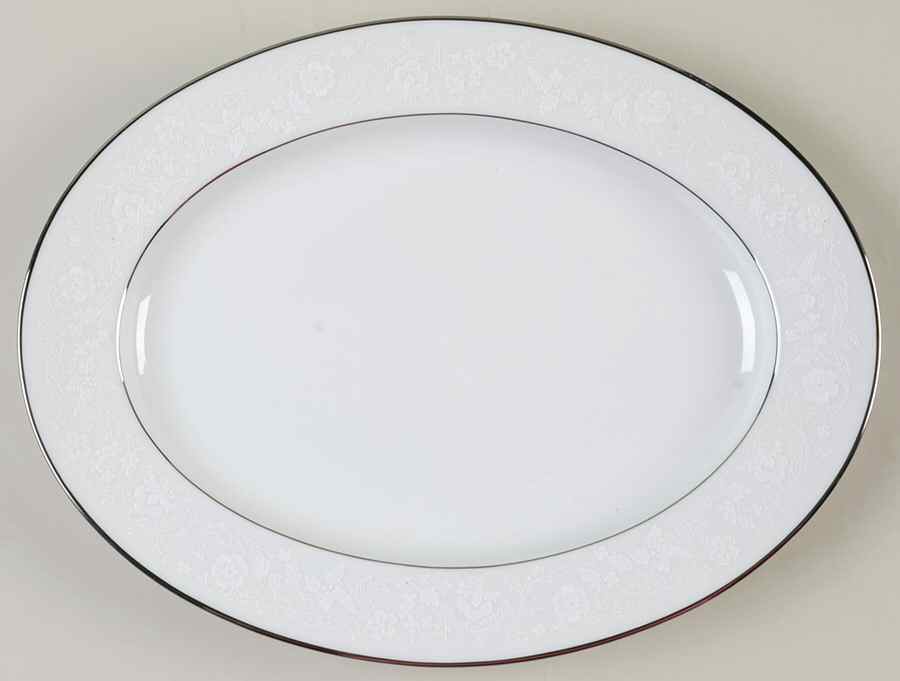 Baroness 11" Oval Serving Platter by Noritake-1