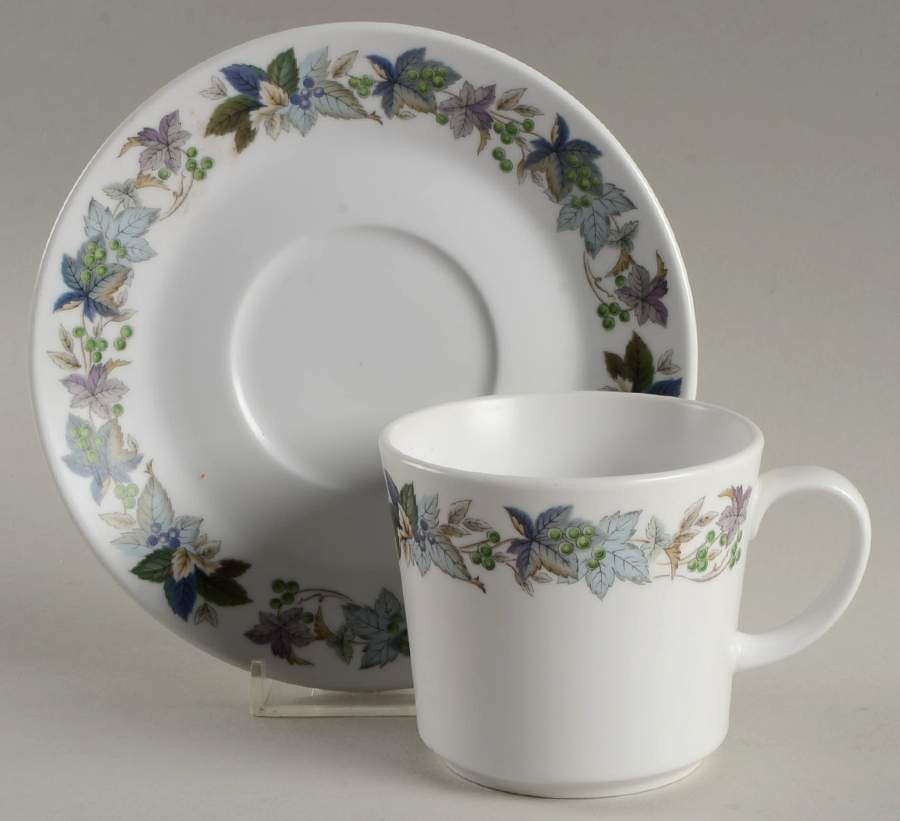 Barossa Flat Cup & Saucer Set by Noritake-1