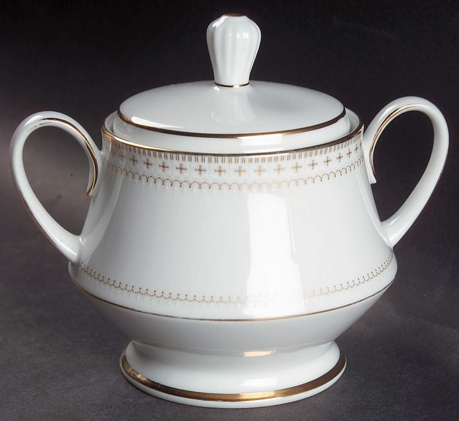 Barrington Sugar Bowl & Lid by Noritake-1