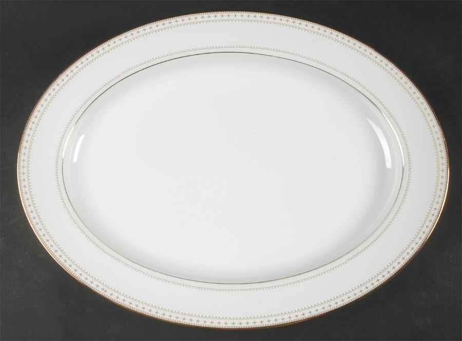 Barrington 16" Oval Serving Platter by Noritake-1