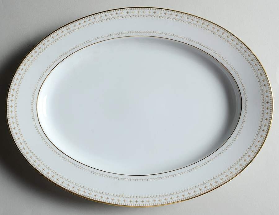 Barrington 11" Oval Serving Platter by Noritake-1