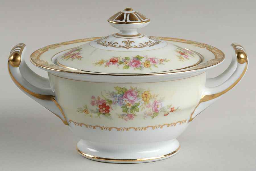 Barrick Sugar Bowl & Lid by Noritake-1