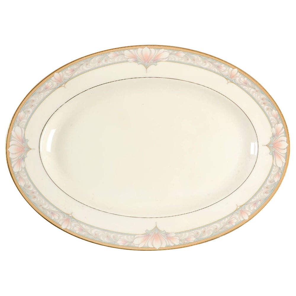 Barrymore 14" Oval Serving Platter by Noritake-1