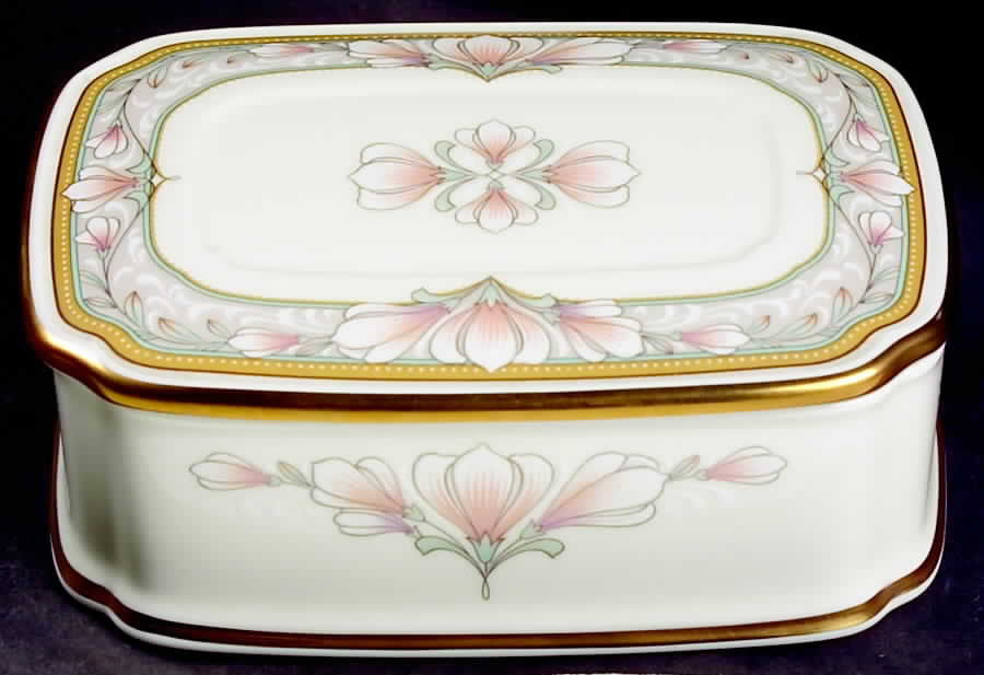 Barrymore Rectangular Box with Lid by Noritake-1