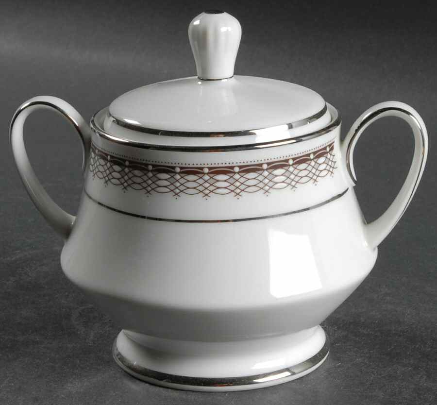 Barstow Sugar Bowl & Lid by Noritake-1