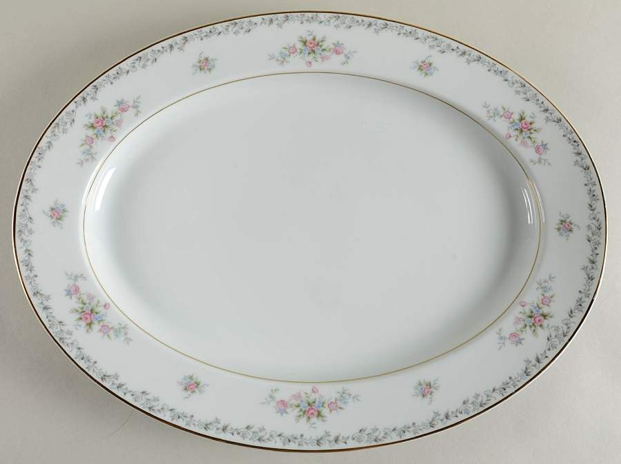Barton 16" Oval Serving Platter by Noritake-1