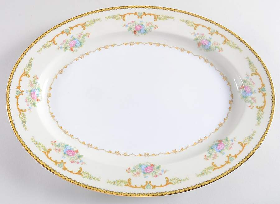 Barton 16" Oval Serving Platter by Noritake-1