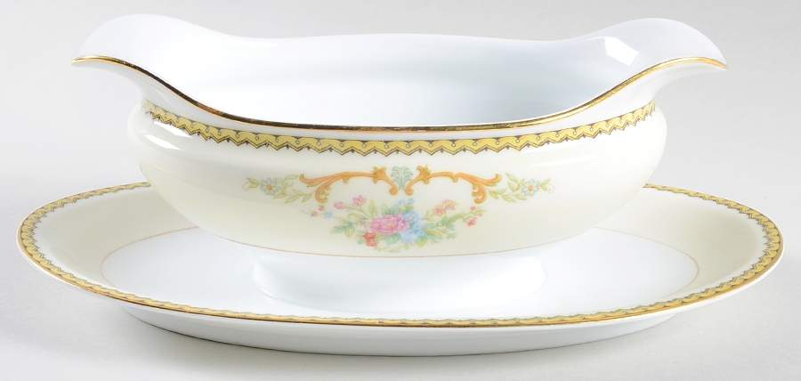 Barton Gravy Boat with Attached Underplate by Noritake-1