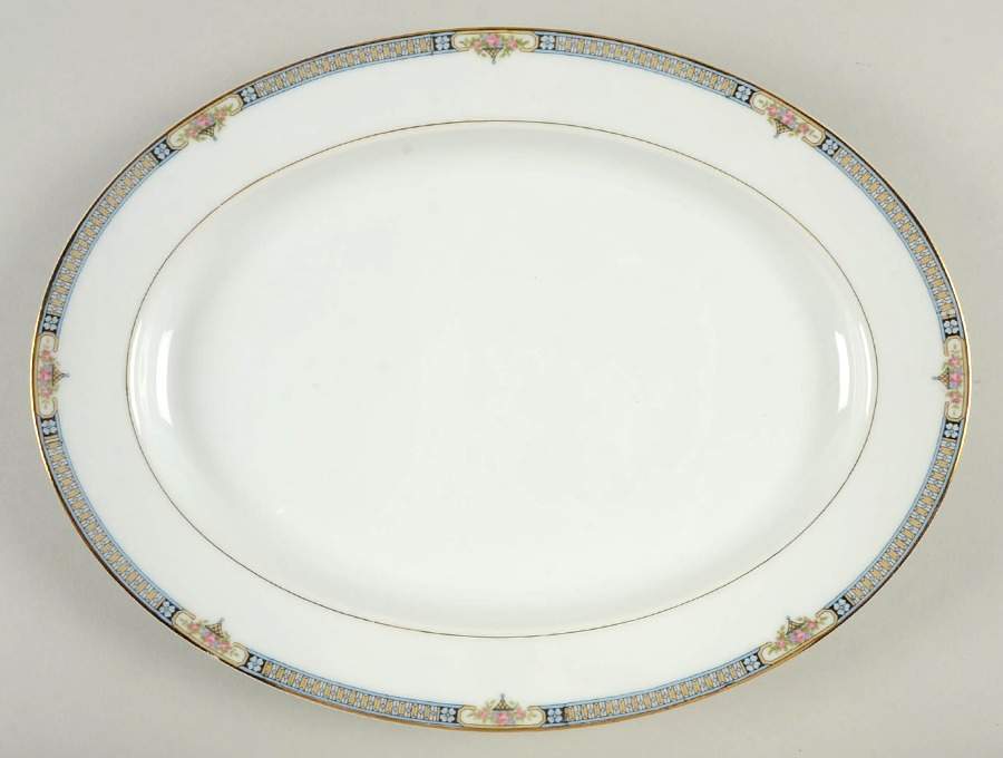 The Basel 13" Oval Serving Platter by Noritake-1