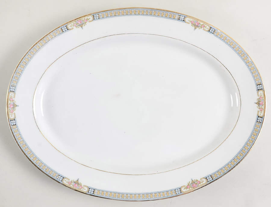 The Basel 11" Oval Serving Platter by Noritake-1