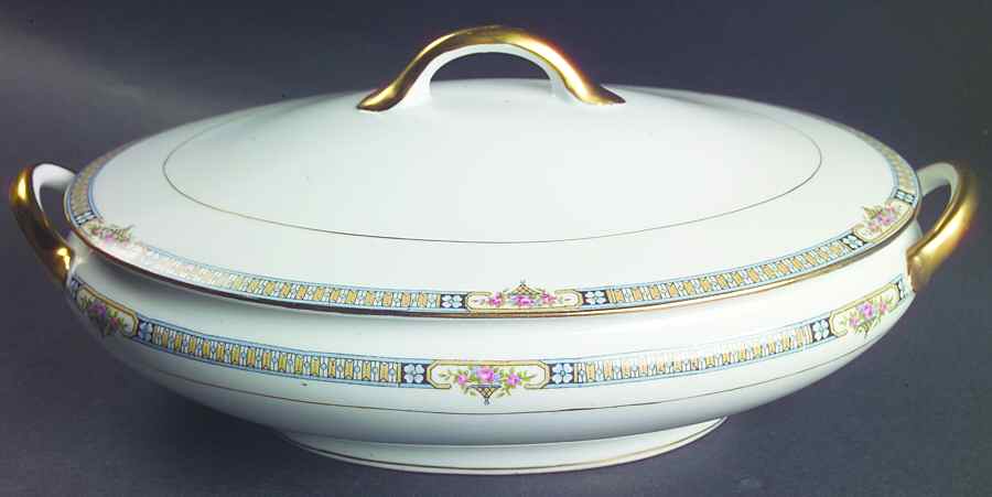The Basel Oval Covered Vegetable by Noritake-1