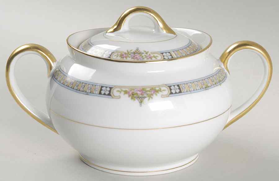 The Basel Sugar Bowl & Lid by Noritake-1