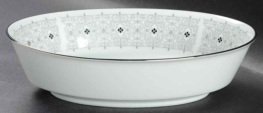 Basilica 9" Oval Vegetable Bowl by Noritake-1