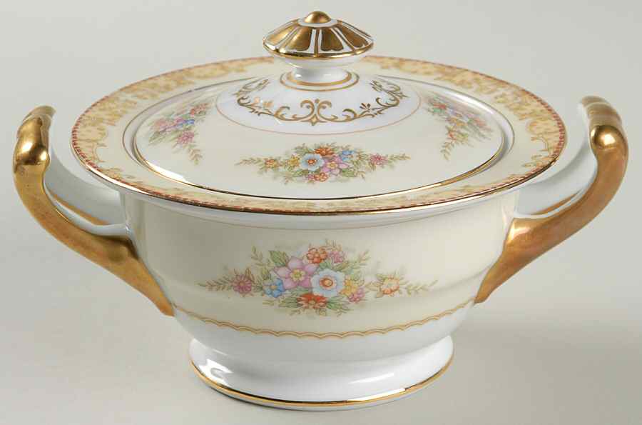 Batista Sugar Bowl & Lid by Noritake-1