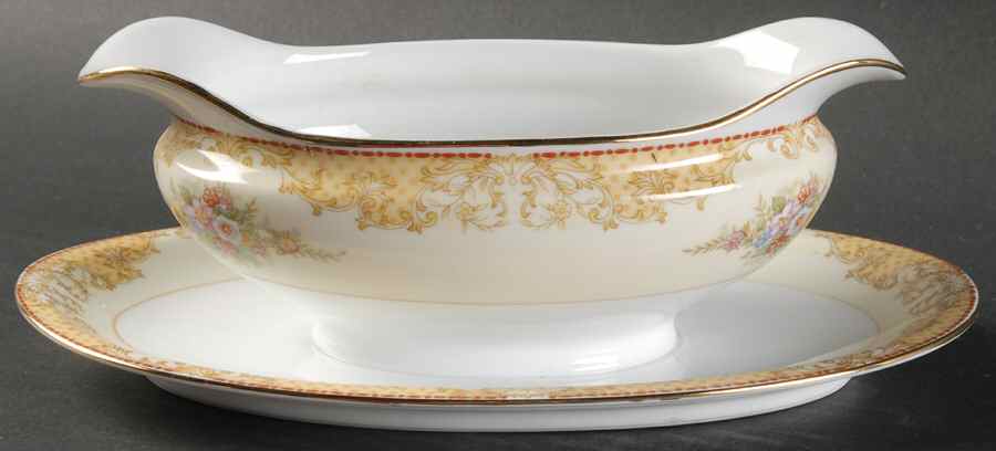 Batista Gravy Boat with Attached Underplate by Noritake-1